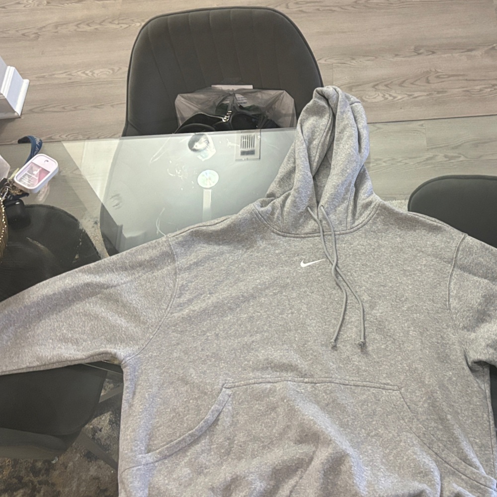 Nike Heather Gray Pullover Hoodie